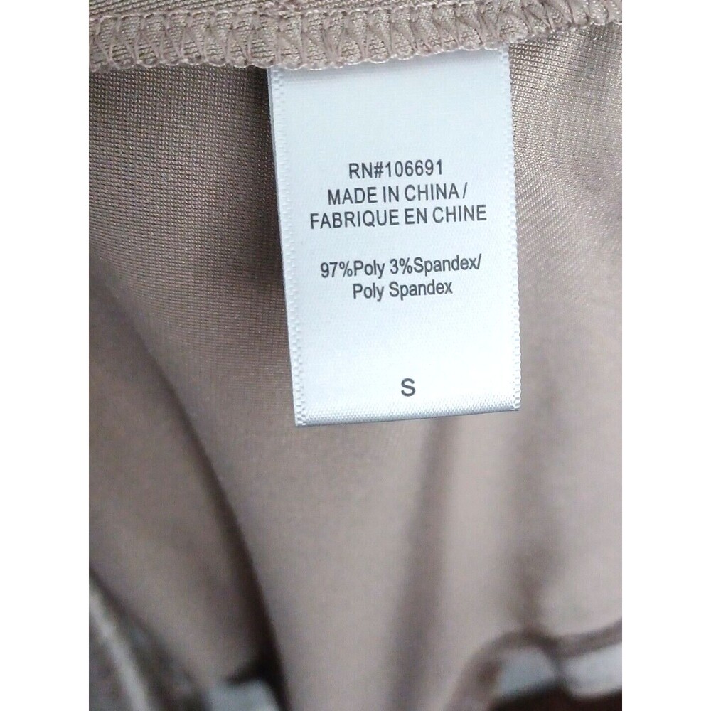 YF&B On The Road Temptress Velvet Maxi Dress Size S Taupe Deep V-neck - Picture 10 of 14